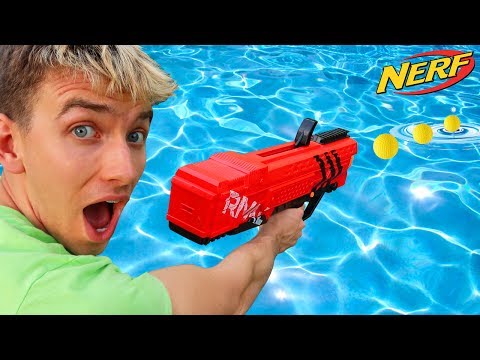 NERF GUN VS WATER!! Video