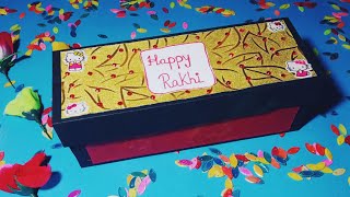 Rakhi Gift Box For Brother | Raksha Bandhan Gift Box | Handmade Rakhi Gift Box For Brother