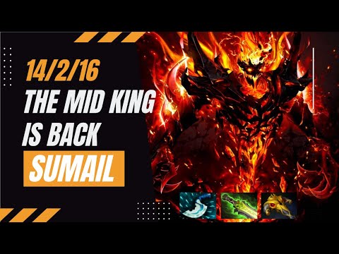 SUMAIL SHADOW FIEND - 100% MAGIC BUILD || SHADOW FIEND DOTA 2 || DOTA2NETIC