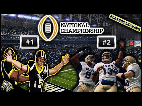 NCAA Football National Championship | Ep. 85 (S6) | NCAA 14 Football | NCAA 14 Teambuilder Dynasty