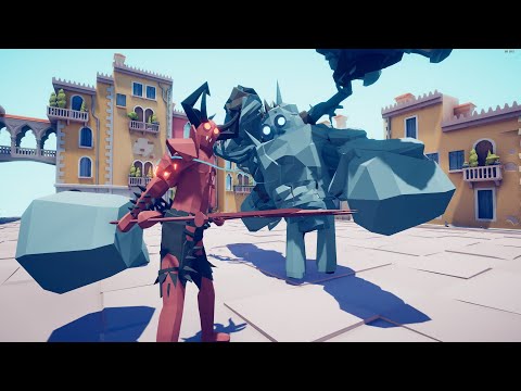 TABS Full Release | Ice Golem Odin Vs. Every Faction