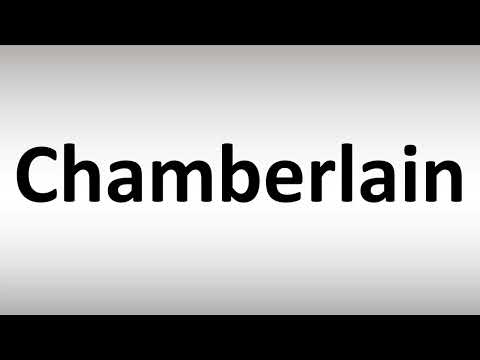 How to Pronounce Chamberlain