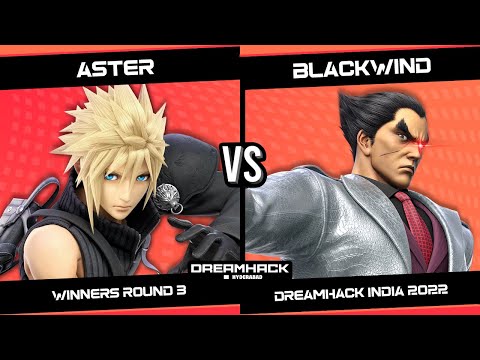 Aster (Cloud) vs Blackwind (Kazuya) - DreamHack India 2022 - Smash Ultimate