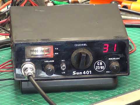 Sun 401 UK CB27/81 CB radio (mobile) - On The Air Test