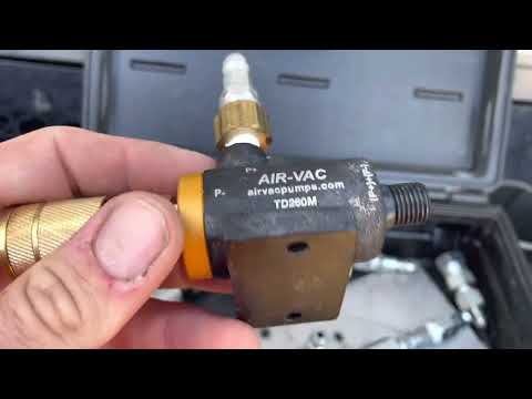 How to change a hose with no oil loss
