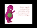 Barney Song Backwards Barney Song Backwards