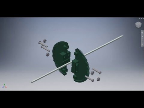 "Make It Real" CAD Engineering Challenge: Split Gear/Sprocket Module | VEX Team 9282 (2015-2016)