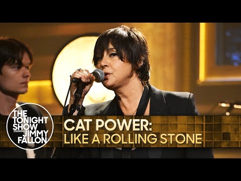Cat Power: Like A Rolling Stone | The Tonight Show Starring Jimmy Fallon