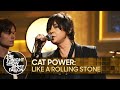 Cat Power: Like A Rolling Stone | The Tonight Show Starring Jimmy Fallon