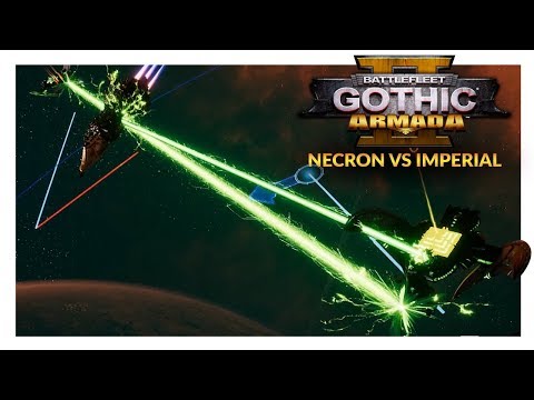 BATTLEFLEET GOTHIC ARMADA 2 | ALL KHOPECETIC - Necron vs Imperial Navy (Ranked 1v1)
