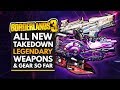 BORDERLANDS 3 | All New Legendary Weapons & Gear So Far from the Guardian Takedown