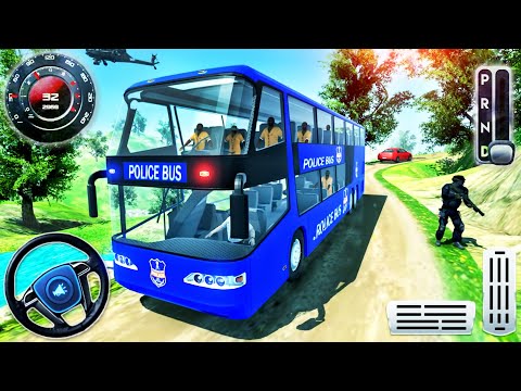Police Bus Off Road Driving Simulator - Prisoner Transport Driver Duty - Android GamePlay