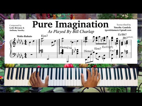 Pure Imagination Piano Transcription| As played by Bill Charlap