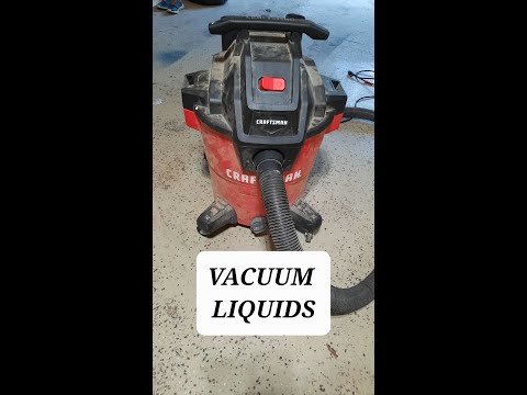 Turn a Dry Vac into Wet Vac