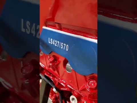 the last LS7 570HP crate engine custom painted and dressed up.