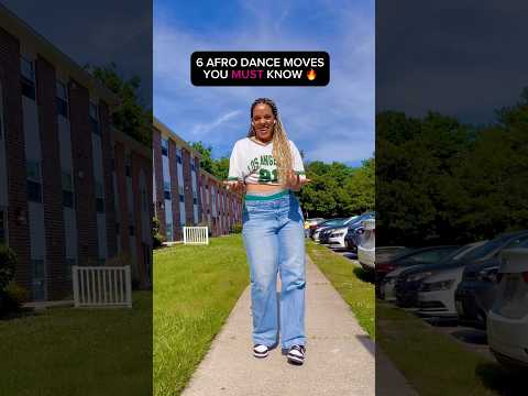 6 Afro Dance Moves You Must Know 🔥💕 #afrodance #dancetutorial