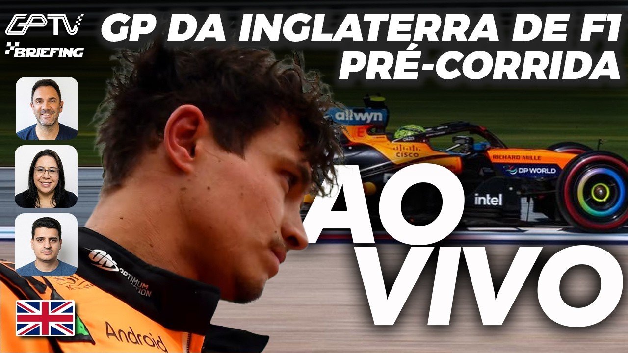 🔴AO VIVO! F1 2026 NA INGLATERRA: PRÉ-CORRIDA [Briefing + narração]