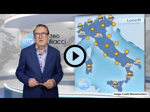 Weather forecast for Monday, October 13th. First signs of deterioration.