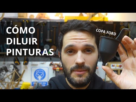 COMO DILUIR PINTURAS USANDO LA COPA FORD
