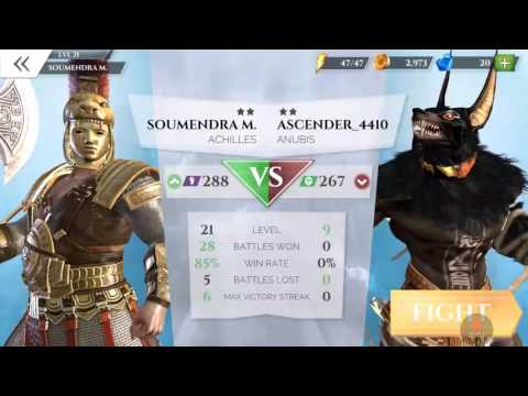 Achilles vs Anubis Gameplay