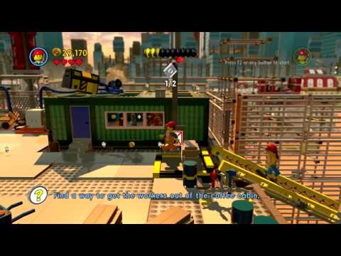 The Lego Movie Video Game (PC) walkthrough - Bricksburg Construction