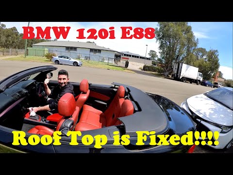 Finally, I fixed my BMW 120i Msport Convertible issue. BMW E88 2009 Soft top motor replacement.