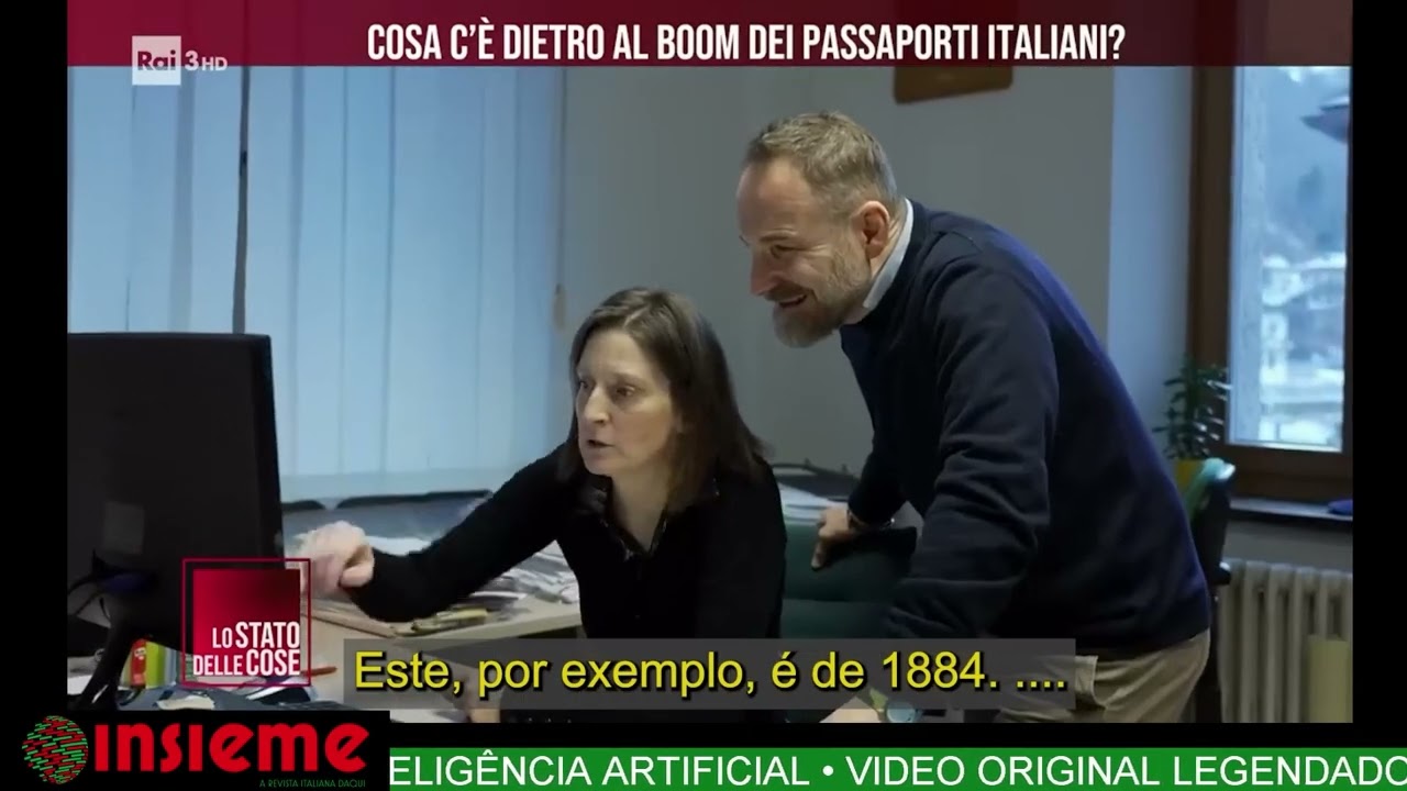 Itália amplia debate sobre a crescente demanda pela cidadania 'iure sanguinis' em reportagens da RAI