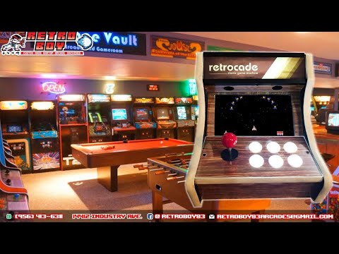 10” Retrocade Mini Arcade Machine with Batocera & 10,000 games, showcase & brief gameplay