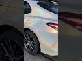 Rainbow Metallic Rainbow White Vinyl Wrap | Wrapford Perfection