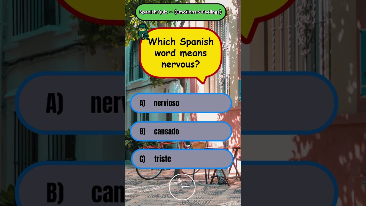 😲 Spanish Emotions Quiz 🇪🇸 | Only 1% get all correct!