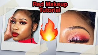 RED MAKEUP TUTORIAL | Sultry Makeup Look | ShawnJewel