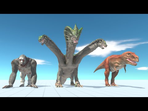 GORO & HYDRA & TREX vs 5x EVERY UNIT - Animal Revolt Battle Simulator