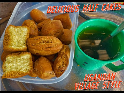 MOST DELICIOUS HALF CAKES MADE IN UGANDAN STYLE// AFRICAN VILLAGE FOODS// VILLAGE SNACKS