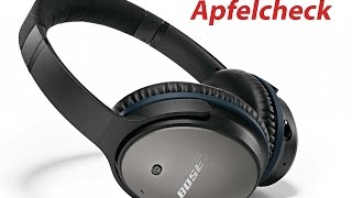 Video thumbnail for Die BESTEN High-End Kopfhörer!? - Bose Quiet Comfort 25 - Apfelcheck by apfellikeTV