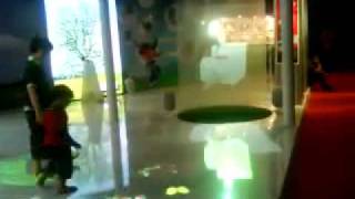 Interactive Edge Blended Projection installation