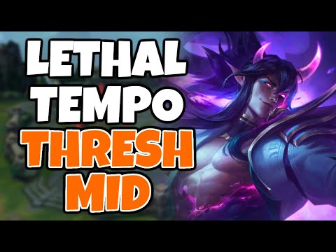 I tried HappyChimeNoises THRESH TOP BUILD but took him MID LANE | LETHAL TEMPO THRESH MID