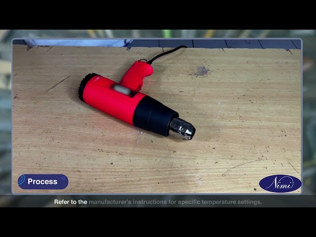 Repaired plastic broken parts or pipe by plastic welding machine