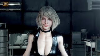 Resident Evil 4 Remake Ashley Black Popstar HD 4K60FPS
