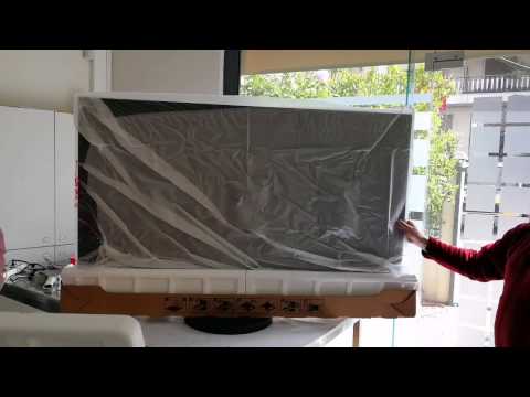 LG OLED65E7 OLED TV unboxing