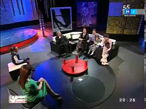 Rusalina Rusu-o seara in familie cu Constantin Rotaru