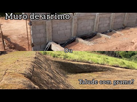 Sloping terrain - retaining wall or slope ? See these options on 1000m2 plots