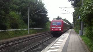 preview picture of video '[DB] InterCity to Hamburg hbf passing Klecken station.'