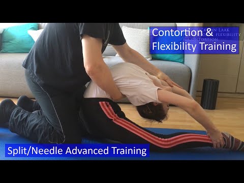 51 Flexyart Contortion Training: Split/Needle Advanced  - Also for Yoga, Pole, Ballet, Dance People