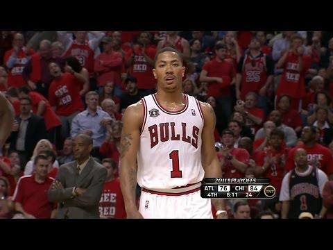 Derrick Rose Full Highlights 2011 ECSF G5 vs Hawks - 33 Pts, 10 Assists