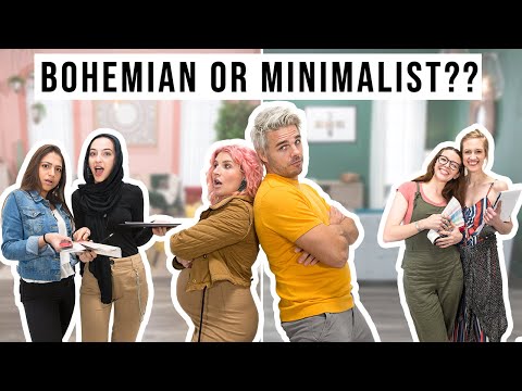Bohemian or Minimalist?? Interior Design Challenge!