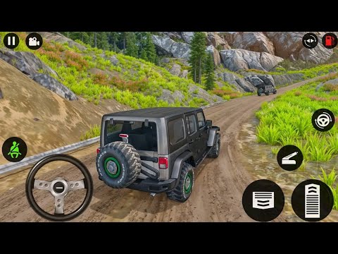 Offroad Jeep Driving Simulator - Offroad Mahindra Thar Hummer Driving Simulator Android Gameplay