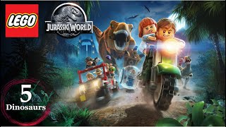LEGO Jurassic World - All Dinosaur Locations 20/20 (All Amber Fossils)
