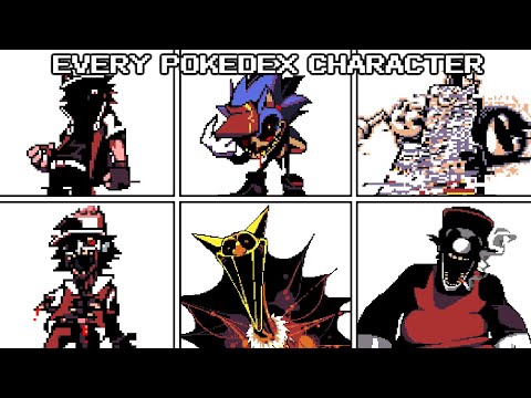 Friday Night Funkin' | Every Pokedex Character - FNF Hypno's Lullaby V2 (CANCELLED BUILD)