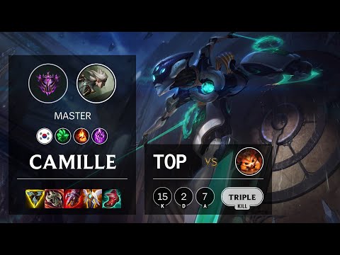 Camille Top vs Gnar - KR Master Patch 11.4