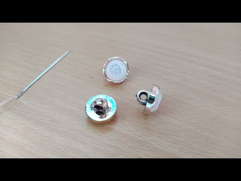 How to sew a shank button